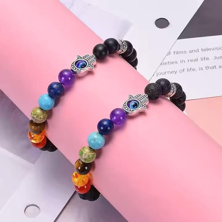 Classic 7 Chakra Beaded Bracelet