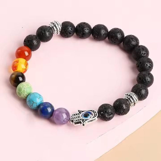 Classic 7 Chakra Beaded Bracelet