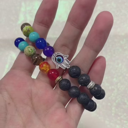 Classic 7 Chakra Beaded Bracelet